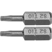 Бита TORX T10х25мм 1/4" (2шт) AlSl S2 "Yato"