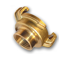 Соединитель байонетный с внутренней резьбой 1/2" GEKA PLUS, латунь "Bradas"