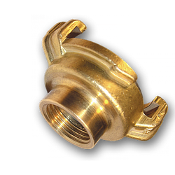 Соединитель байонетный с внутренней резьбой  1/2" GEKA PLUS, латунь "Bradas"