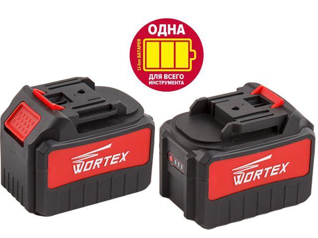 Аккумулятор WORTEX CBL 1860 18.0 В, 6.0 А/ч, Li-Ion ALL1 (18.0 В, 6.0 А/ч) - фото 1 - id-p197437486