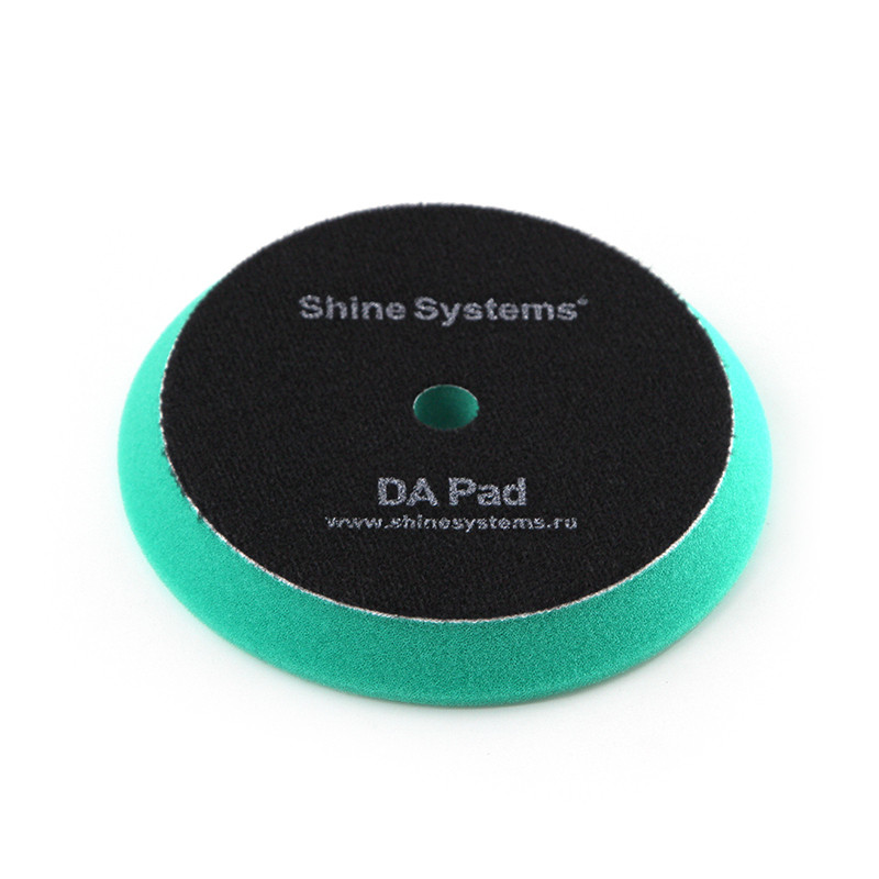 DA Foam Pad Green - Полировальный круг экстра твердый зеленый | Shine Systems | 130мм - фото 2 - id-p177905540
