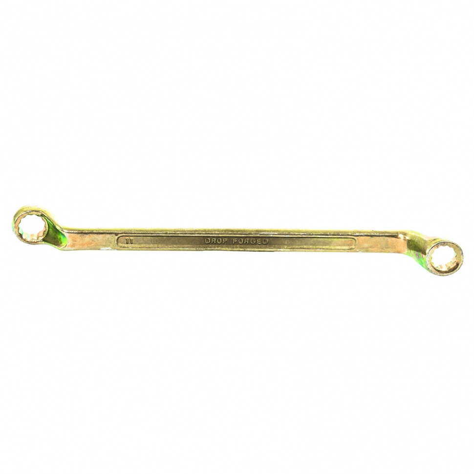 Ключ накидной, 10 х 13 мм, желтый цинк Сибртех - фото 1 - id-p197452070