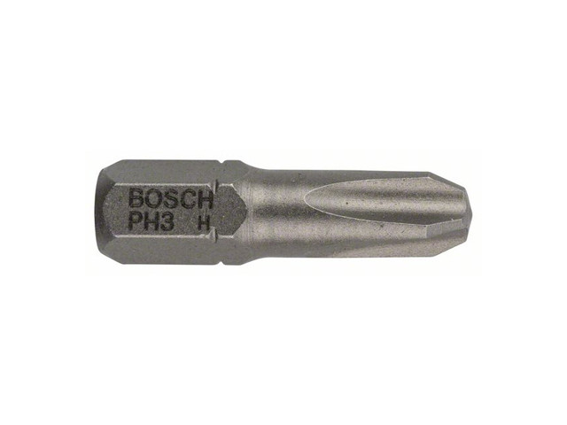 Насадка (бита) крестообразная PH3 25 мм BOSCH Extra Hart ( посадочн. шестигранник 1/4 ") - фото 1 - id-p197438854