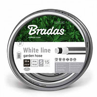 Шланг поливочный 5-ти слойный WHITE LINE 1/2" 30м "Bradas", Италия