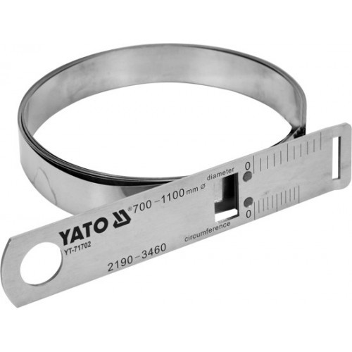Циркометр для измерения длины окружности и диаметра d700-1100мм "Yato" - фото 1 - id-p197448159