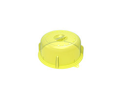 Крышка для СВЧ Express (Экспресс), 264 мм, лимон, BEROSSI (Изделие из пластмассы. Размер 282 х 264 х 105 мм)