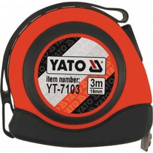Рулетка с магнитом  5мх19мм "Yato"