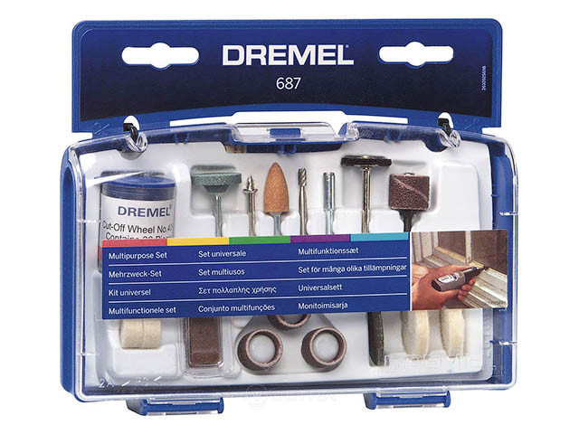 Набор насадок многофункциональный DREMEL 687 52 предмета - фото 1 - id-p197461162