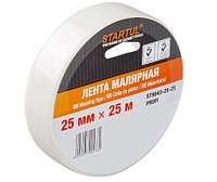 Лента малярная 25ммх25м STARTUL PROFI (ST9054-25-25), белая (производство РФ)