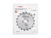 Диск пильный 160х20 мм 18 зуб. по дереву ECO WOOD BOSCH ( твердоспл. зуб)