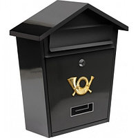 Ящик металлический почтовый 380х320х105мм черный "Vorel"