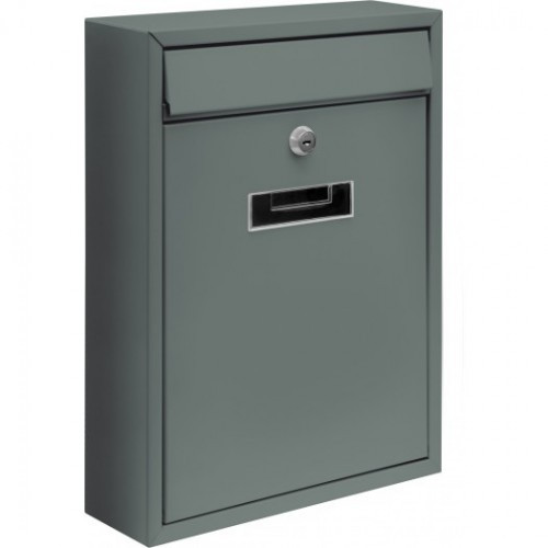 Ящик металлический почтовый 360х260х80мм серый "Vorel" - фото 1 - id-p197466121