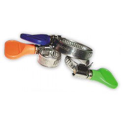 Хомут червячный нержавеющий 25-40мм с бабочкой "Bradas"