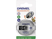 Круг шлиф. 38 мм по металлу EZ SpeedClic DREMEL SC541 (2 шт)