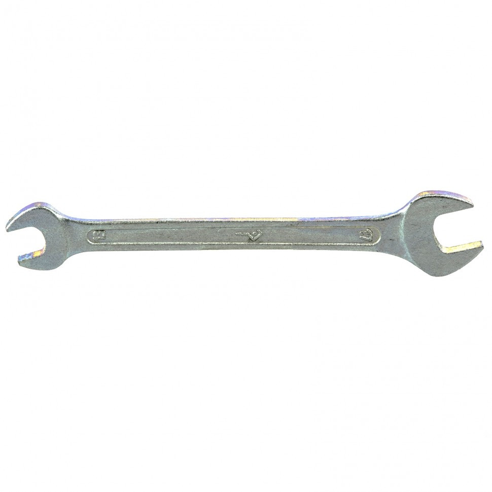 Ключ рожковый, 13 х 17 мм, оцинкованный (КЗСМИ) Россия - фото 1 - id-p197452378