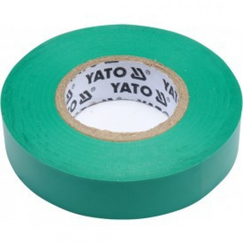 Изолента ПВХ зеленая 15мм х 20м х 0,13мм "Yato" - фото 1 - id-p197448482