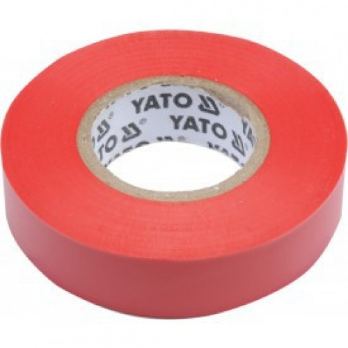 Изолента ПВХ красная 15мм х 20м х 0,13мм "Yato" - фото 1 - id-p197448485
