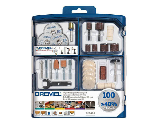 Набор оснастки многофункциональный DREMEL 100 предметов - фото 1 - id-p197461360