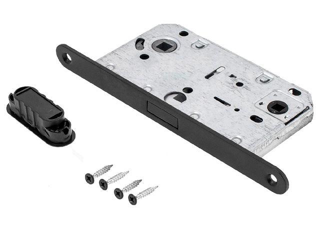 Защелка врезная межк. ML 96WC-50 BL  мат.черный магн. под фикс. АЛЛЮР (УЗК)