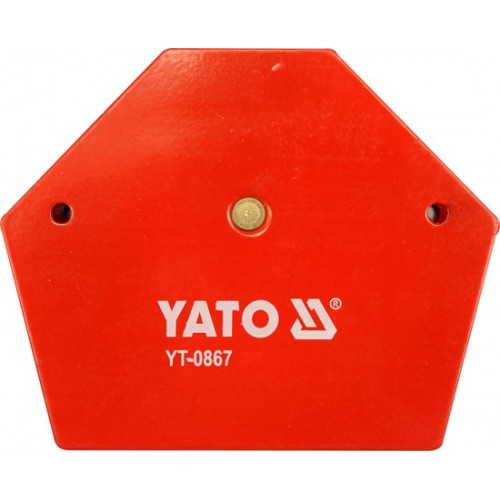 Струбцина магнитная для сварки 111х136х24мм (34.0кг) "Yato" - фото 1 - id-p197477168