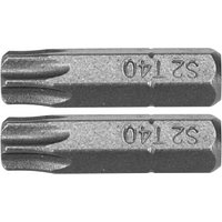 Бита TORX T40х25мм 1/4" (2шт) AlSl S2 "Yato"