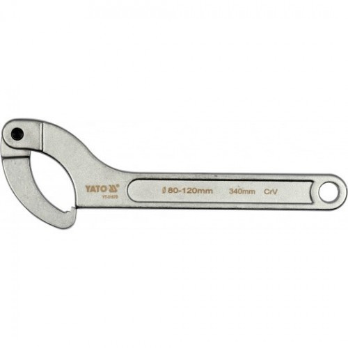 Ключ радиусный шарнирный (молочный ключ) 80-120мм, длина 340мм CrV 