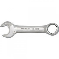 Ключ рожково-накидной короткий 10мм CrV "Yato"
