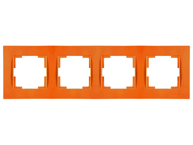 Рамка 4-ая горизонтальная оранжевая, RITA, MUTLUSAN