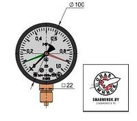 Манометр ЭКМ100Вм-4.0МПа-2.5