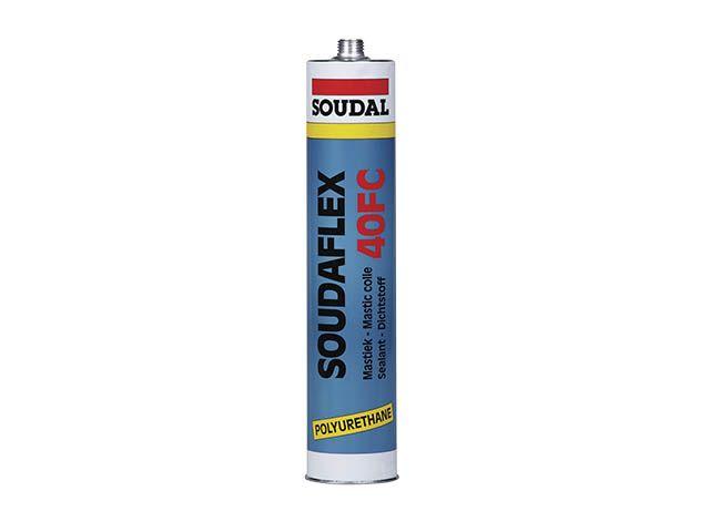 Клей-герметик полиуретановый "Soudal" Soudaflex 40FC серый 600 мл - фото 1 - id-p197450737
