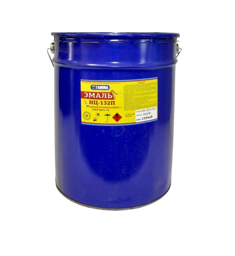 Эмаль НЦ-132, цвет серо-голубой, 18 кг - фото 1 - id-p197454726