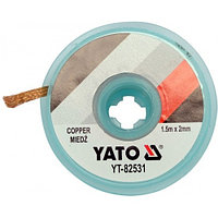 Медная лента для удаления припоя 2,0мм х 1,5м "Yato"