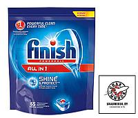 Таблетки для посудомоечных машин FINISH All in1 Shine&Protect 65шт.