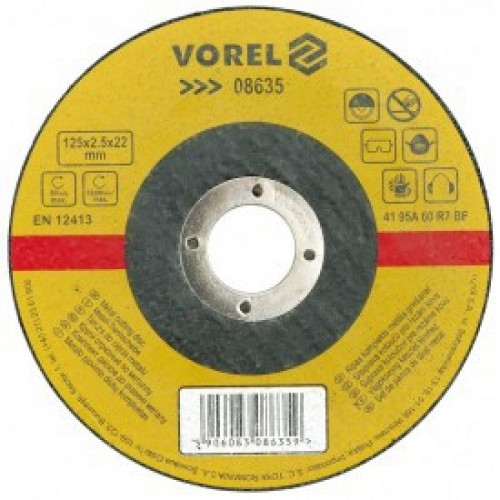Круг отрезной по металлу 230х1,6х22мм "Vorel" - фото 1 - id-p197461694