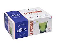 Набор стаканов, 6 шт., 250 мл, серия Picardie Green, DURALEX (Франция)