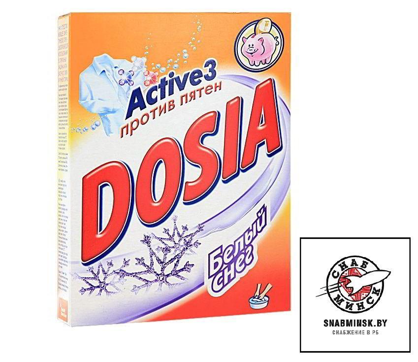 Стиральный порошок Dosia Active 3 Белый снег 365 г - фото 1 - id-p197483452