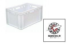 Ящик пластиковый №6 (400х300х280 мм) белый - фото 1 - id-p197482626
