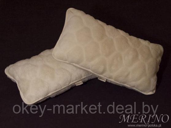 Шерстяная подушка с открытым ворсом  KASHMIR стандарт . Размер 45х75, фото 2