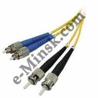 Волоконно-оптический кабель, оптоволоконный патчкорд (xPON, GPON), FC-ST, Duplex (дуплекс), G.657, SМ 9/125 - фото 1 - id-p5575229