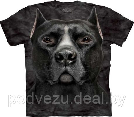 Футболка детская Black Pitbull Head (153597)