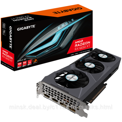 GIGABYTE Video Card AMD Radeon RX 6650 XT EAGLE 8G, 8GB GDDR6/128bit, PCI-E 4.0, 2x DP 1.4a, 2x HDMI, - фото 3 - id-p197496344
