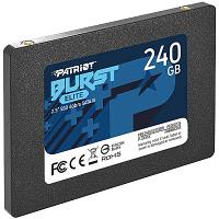 Patriot BURST ELITE 240GB SSD, 2.5 7mm, SATA 6Gb/s, Read/Write: 450/320 MB/s, Random Read/Write IOPS 40K/40K