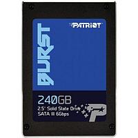 PATRIOT BURST 240GB SSD, 2.5 7mm, SATA 6Gb/s, Read/Write: 550 / 500 MB/s, Random Read/Write IOPS 80K/60K EAN: