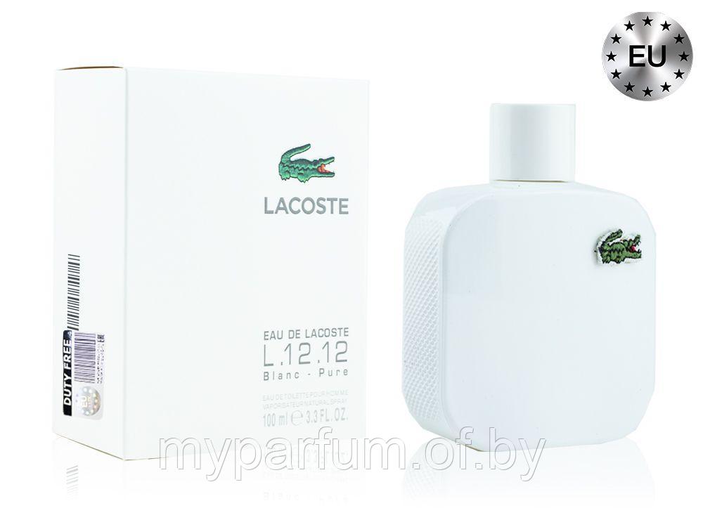 Мужская туалетная вода  Lacoste L.12.12 Blanc Pour Homme edt 100ml (PREMIUM)