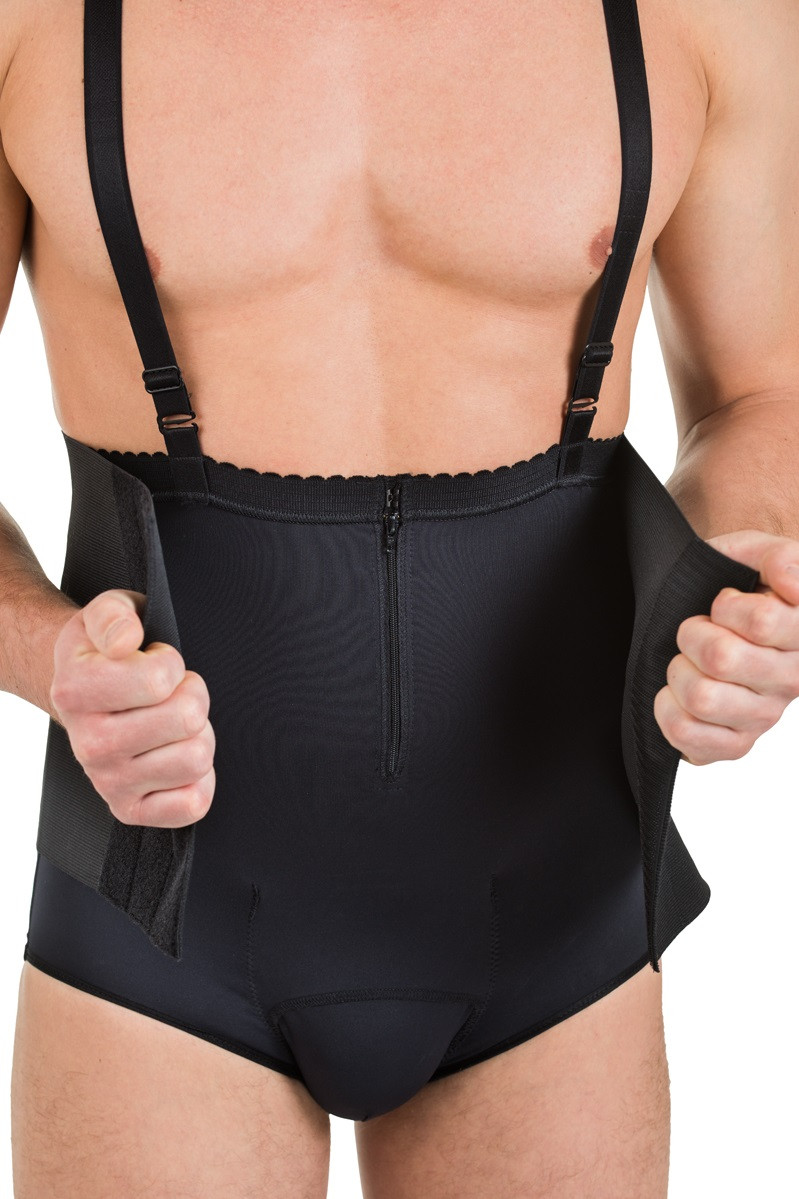 1566 Бандаж послеоперационный компрессионный чёрный