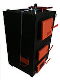 Пиролизный котел SVAH 15 длительное горение 12-30 ч. с форсункой и шамотом газогенератор 6мм, фото 4