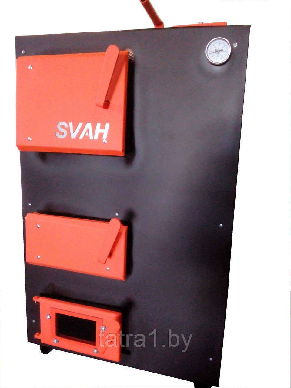 Пиролизный котел SVAH 15 длительное горение 12-30 ч. с форсункой и шамотом газогенератор 6мм - фото 5 - id-p117492429