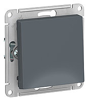 Выключатель скрытой установки Атлас 1-клавишный, 10А, без рамки (механизм) Серый
