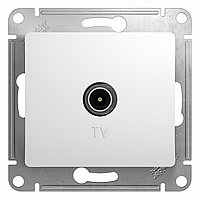 Розетка TV скрытой установки Глосса (механизм) коннектор (белый, б/рамки) GSL000193