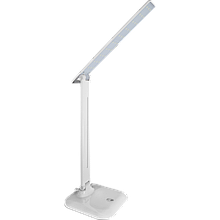 Настольный светодиодный светильник NDF-D015-10W-6K-WH-LED на основании, белый